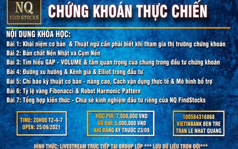 CHỨNG KHOÁN THỰC CHIẾN KHÓA 1